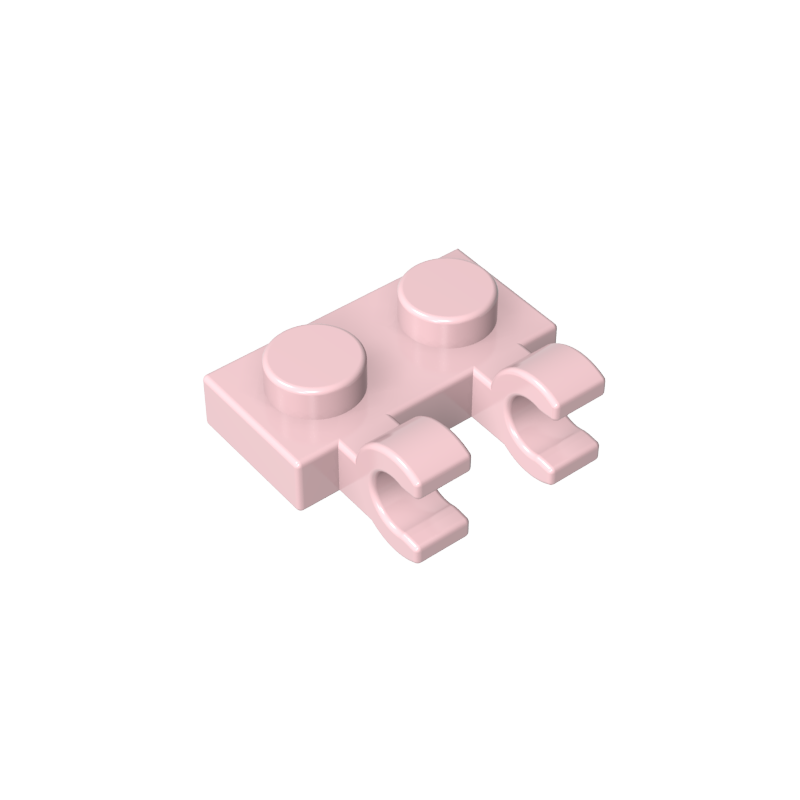 60470a | Plate, Modified 1 x 2 with 2 U Clips (Horizontal Grip)