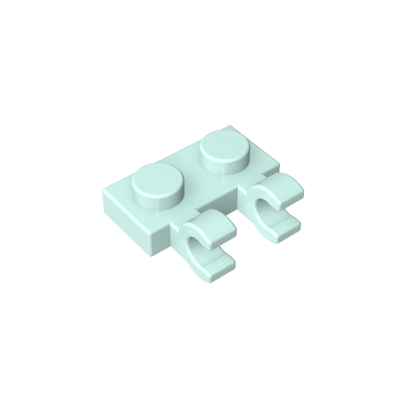 60470a | Plate, Modified 1 x 2 with 2 U Clips (Horizontal Grip)