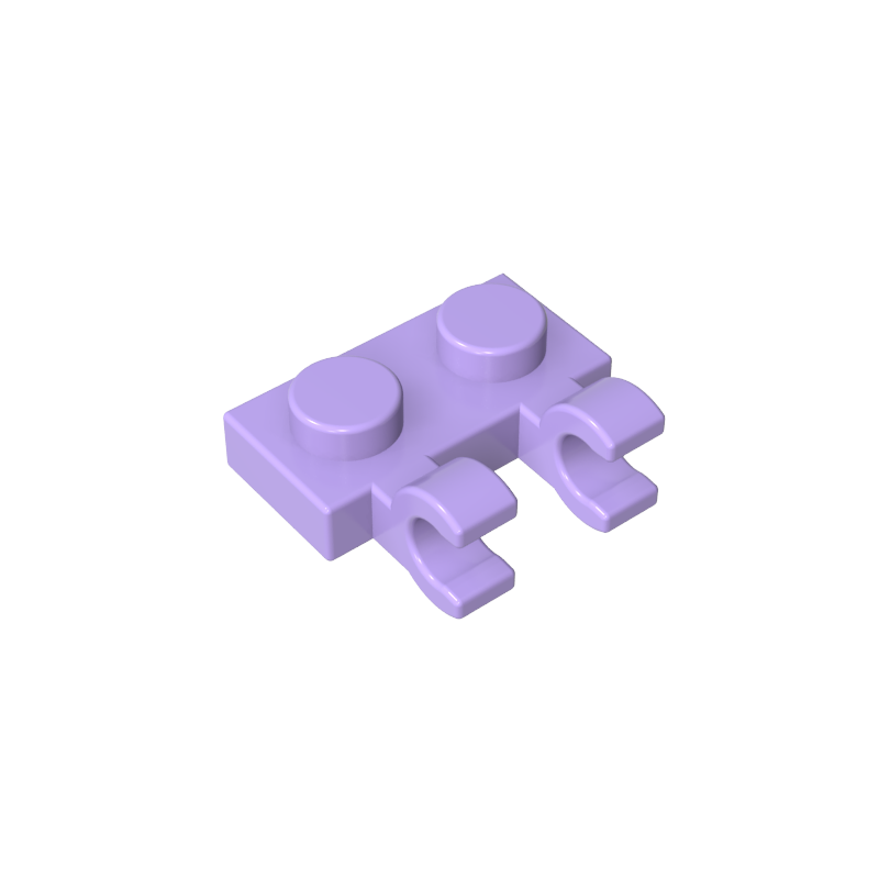 60470a | Plate, Modified 1 x 2 with 2 U Clips (Horizontal Grip)