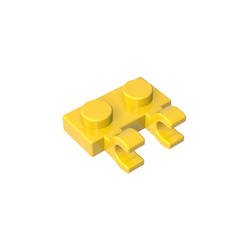 60470a | Plate, Modified 1 x 2 with 2 U Clips (Horizontal Grip)
