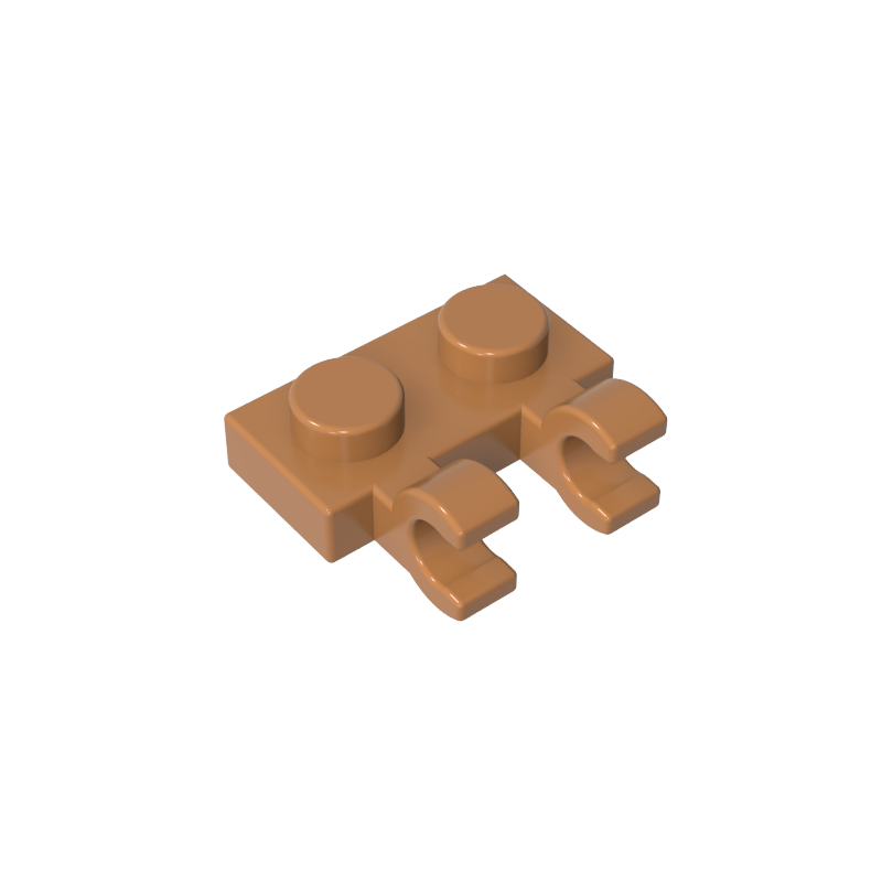 60470a | Plate, Modified 1 x 2 with 2 U Clips (Horizontal Grip)