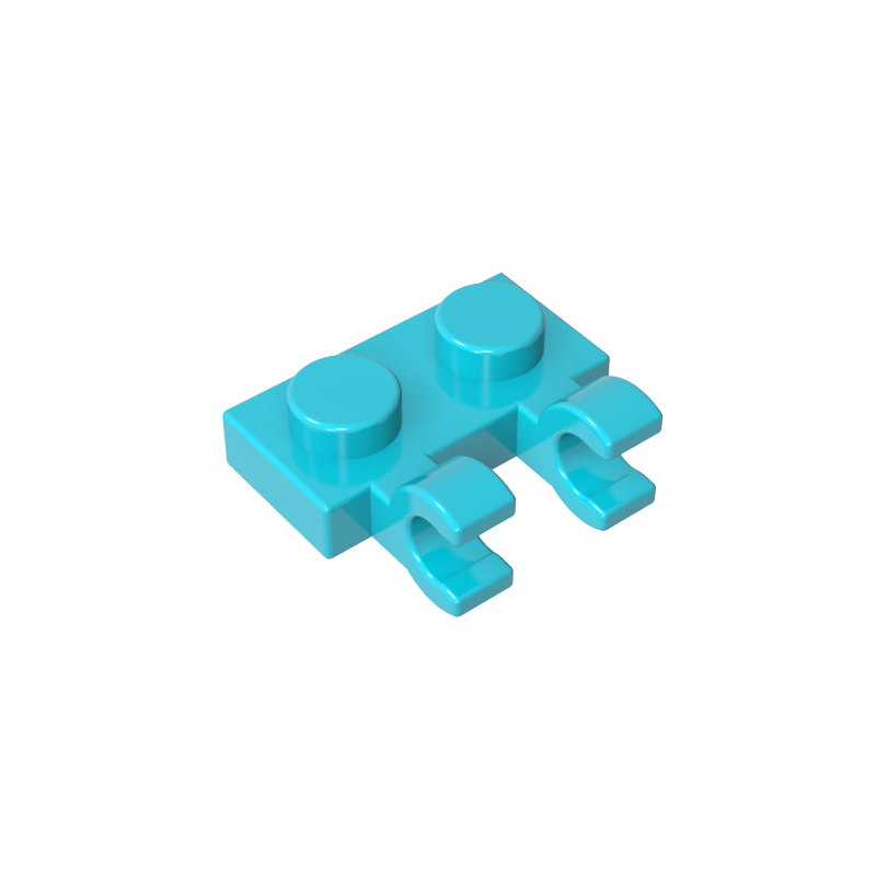 60470a | Plate, Modified 1 x 2 with 2 U Clips (Horizontal Grip)