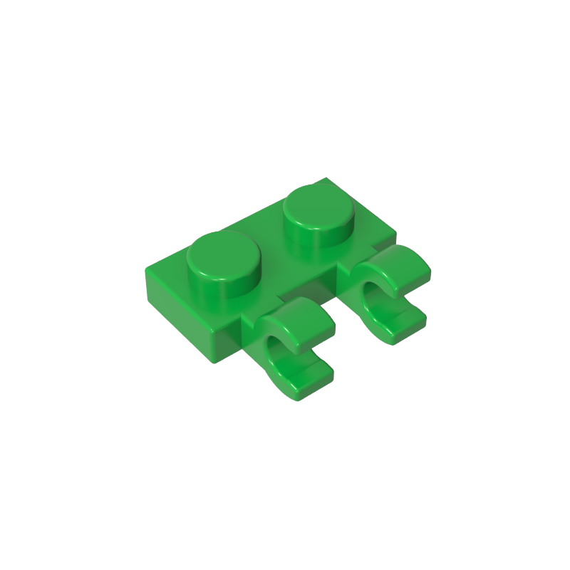 60470a | Plate, Modified 1 x 2 with 2 U Clips (Horizontal Grip)