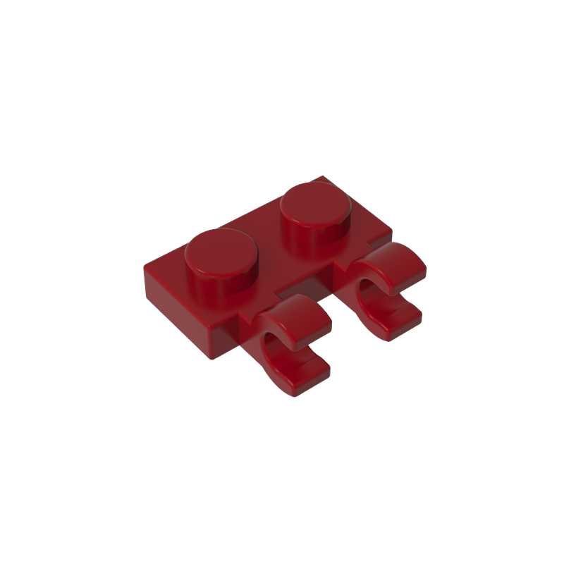 60470a | Plate, Modified 1 x 2 with 2 U Clips (Horizontal Grip)