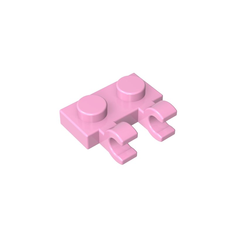 60470a | Plate, Modified 1 x 2 with 2 U Clips (Horizontal Grip)