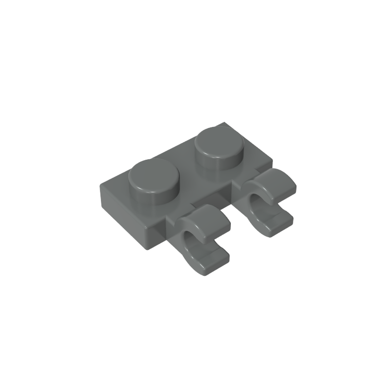 60470a | Plate, Modified 1 x 2 with 2 U Clips (Horizontal Grip)