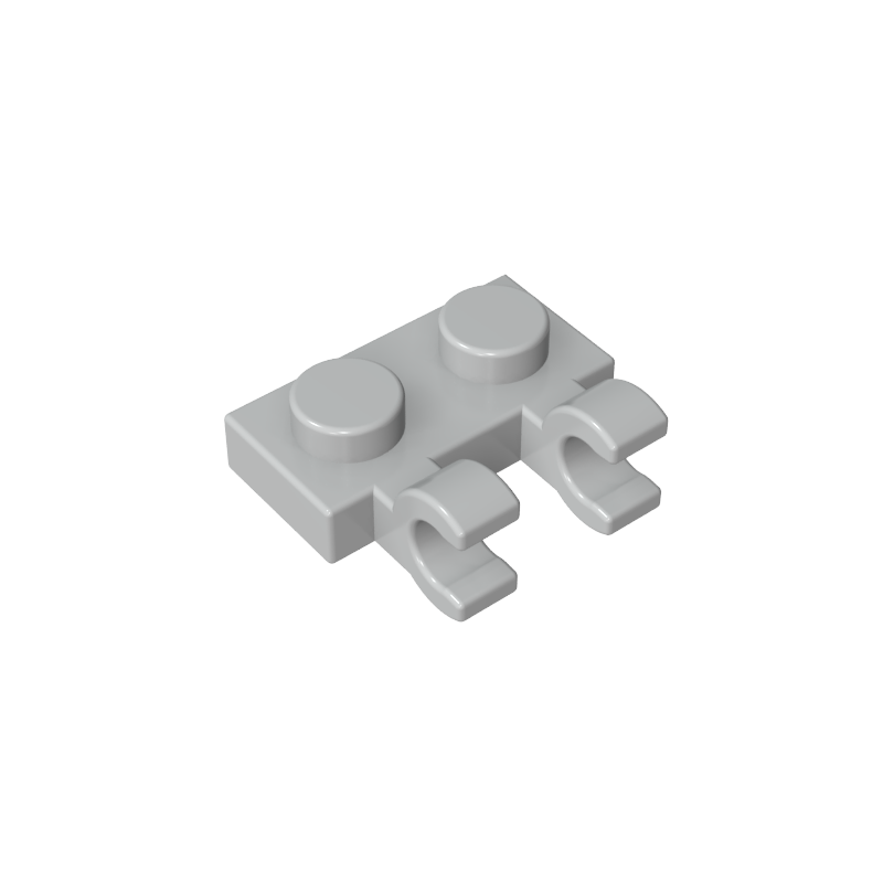 60470a | Plate, Modified 1 x 2 with 2 U Clips (Horizontal Grip)