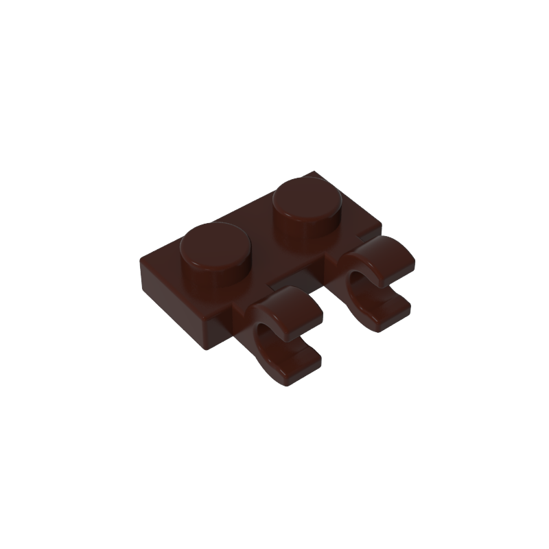 60470a | Plate, Modified 1 x 2 with 2 U Clips (Horizontal Grip)