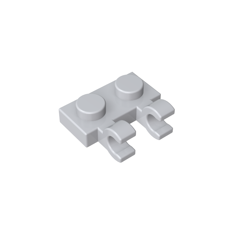 60470a | Plate, Modified 1 x 2 with 2 U Clips (Horizontal Grip)