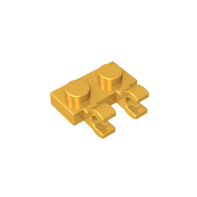 60470a | Plate, Modified 1 x 2 with 2 U Clips (Horizontal Grip)