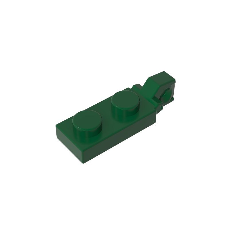 44301b | Hinge Plate 1 x 2 Locking with 1 Finger on End without Bottom Groove
