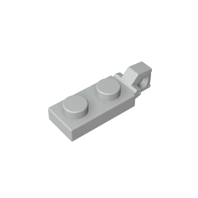 44301b | Hinge Plate 1 x 2 Locking with 1 Finger on End without Bottom Groove