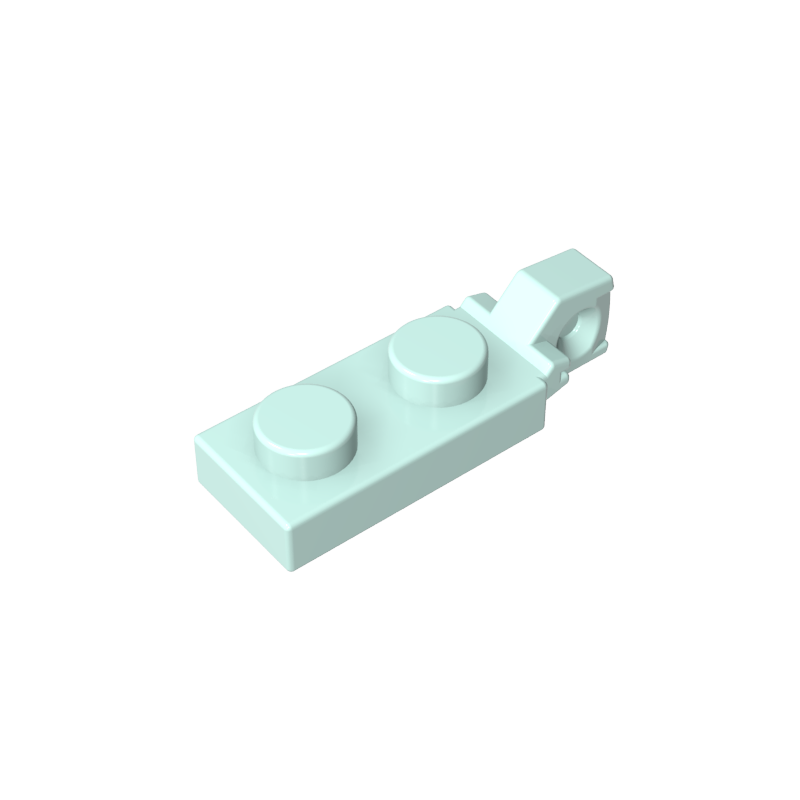 44301b | Hinge Plate 1 x 2 Locking with 1 Finger on End without Bottom Groove