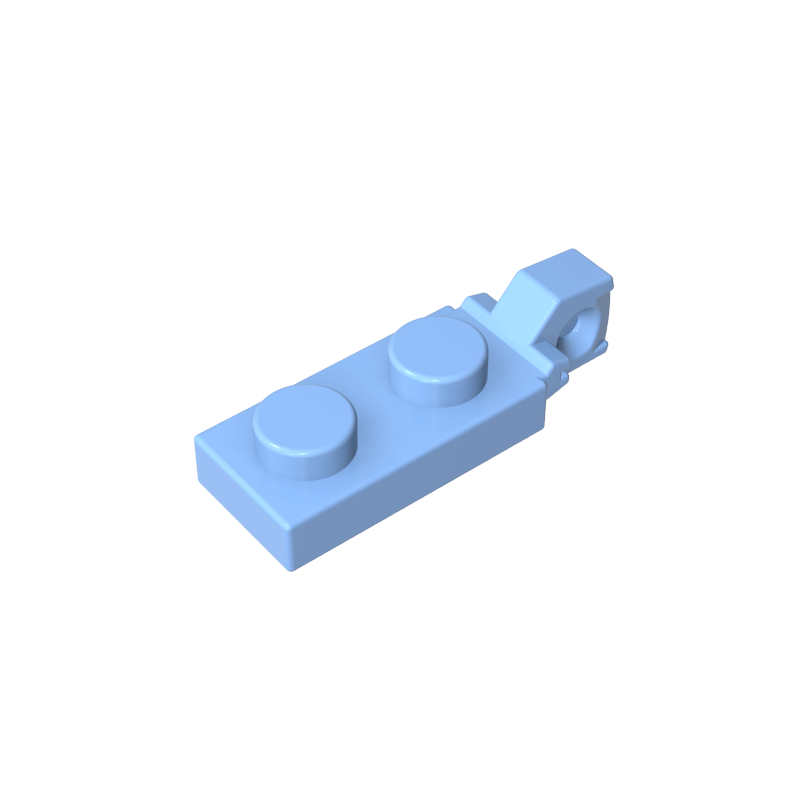 44301b | Hinge Plate 1 x 2 Locking with 1 Finger on End without Bottom Groove
