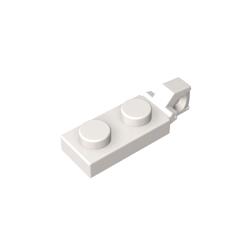 44301b | Hinge Plate 1 x 2 Locking with 1 Finger on End without Bottom Groove