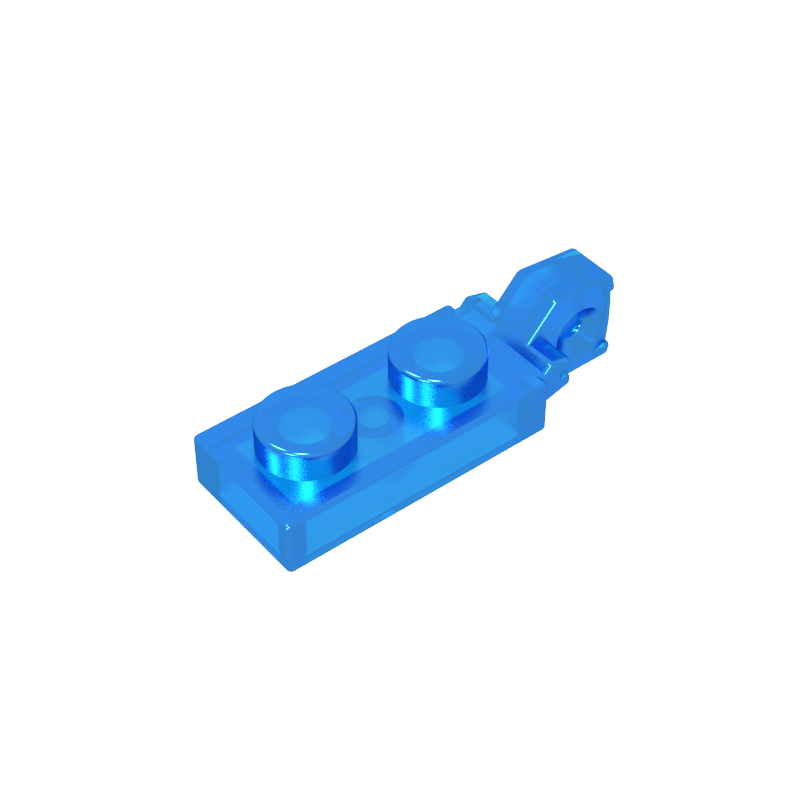 44301b | Hinge Plate 1 x 2 Locking with 1 Finger on End without Bottom Groove