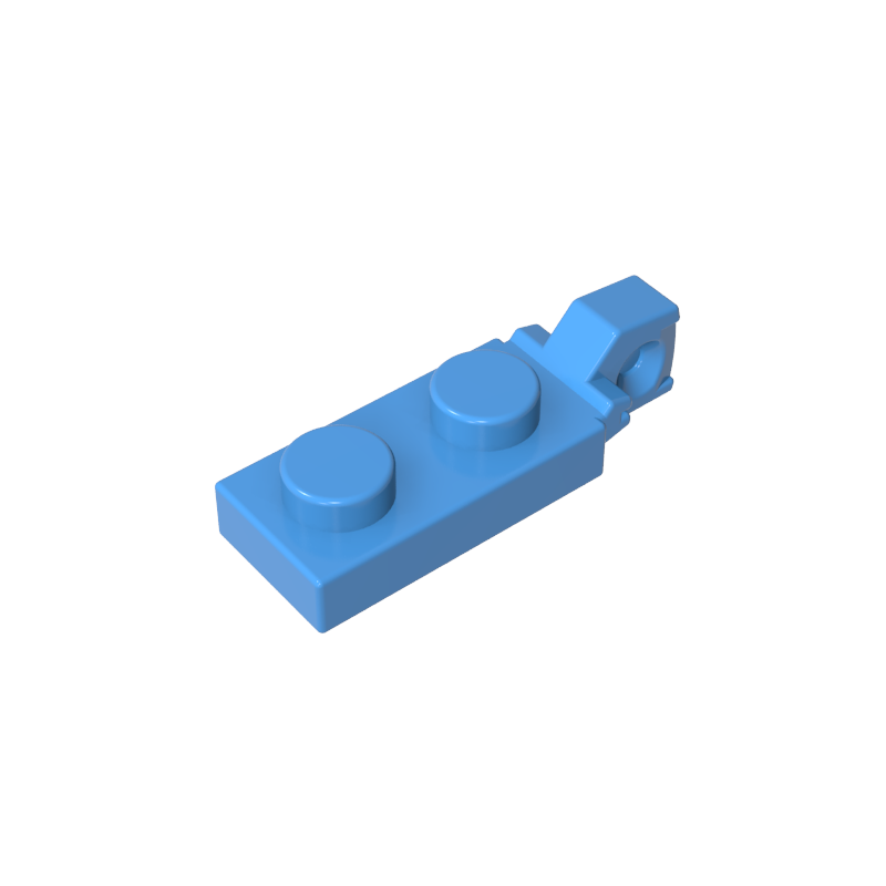 44301b | Hinge Plate 1 x 2 Locking with 1 Finger on End without Bottom Groove