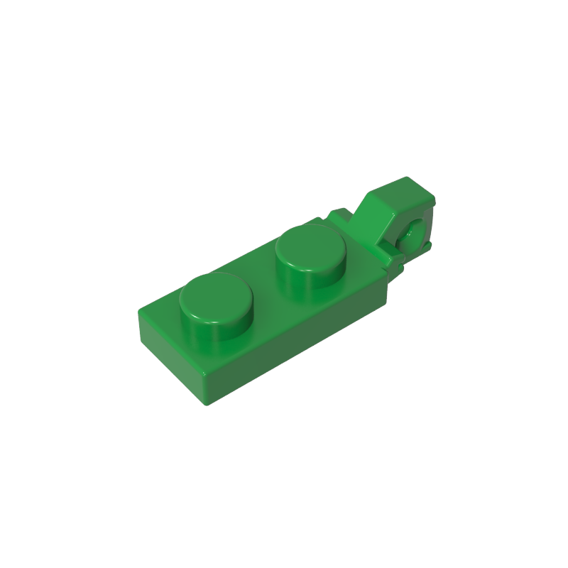 44301b | Hinge Plate 1 x 2 Locking with 1 Finger on End without Bottom Groove