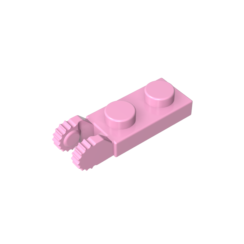 44302a | Hinge Plate 1 x 2 Locking with 2 Fingers on End (Undetermined Type)