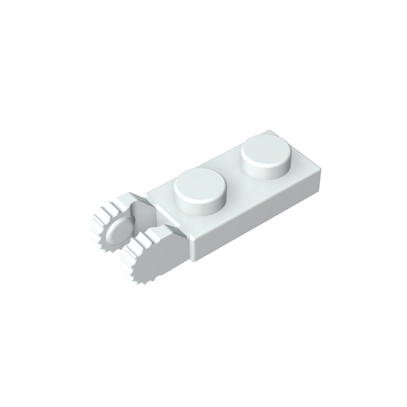 44302a | Hinge Plate 1 x 2 Locking with 2 Fingers on End (Undetermined Type)