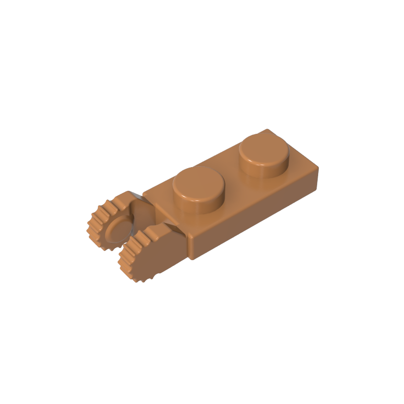 44302a | Hinge Plate 1 x 2 Locking with 2 Fingers on End (Undetermined Type)