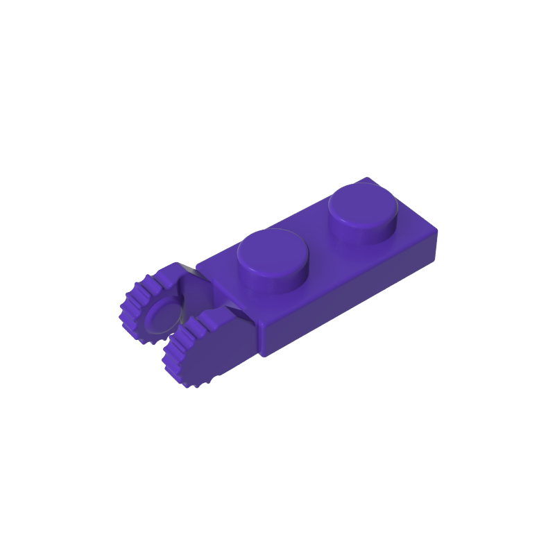 44302a | Hinge Plate 1 x 2 Locking with 2 Fingers on End (Undetermined Type)