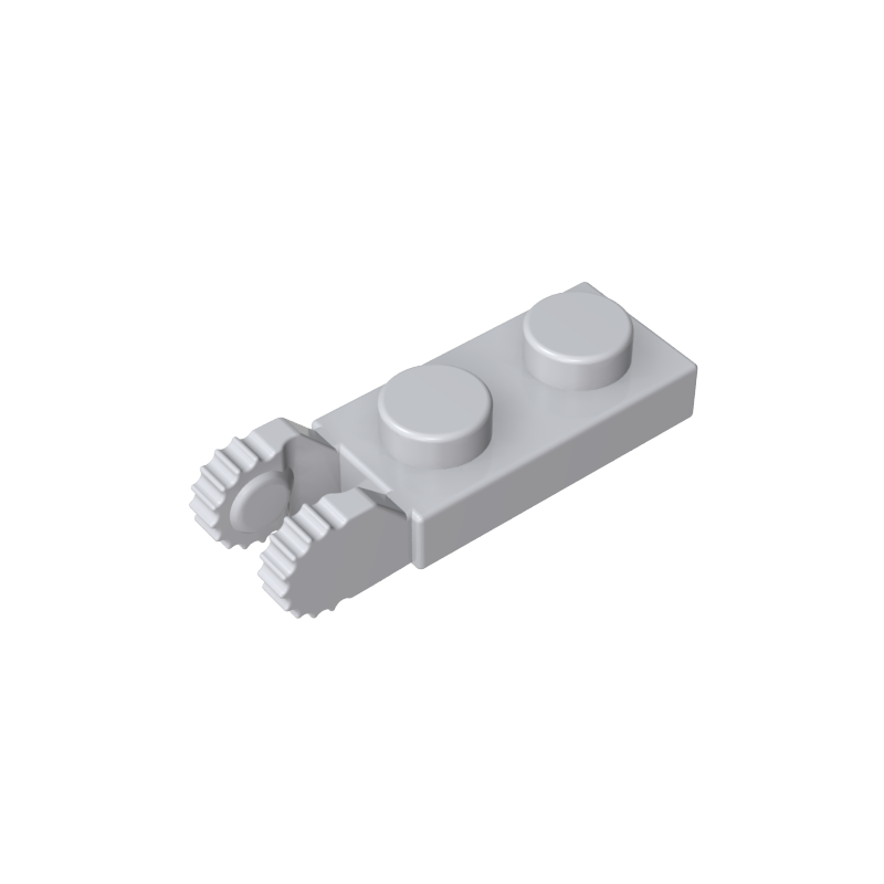 44302a | Hinge Plate 1 x 2 Locking with 2 Fingers on End (Undetermined Type)