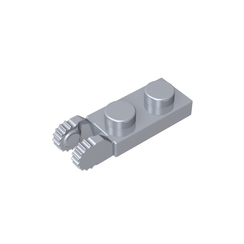 44302a | Hinge Plate 1 x 2 Locking with 2 Fingers on End (Undetermined Type)