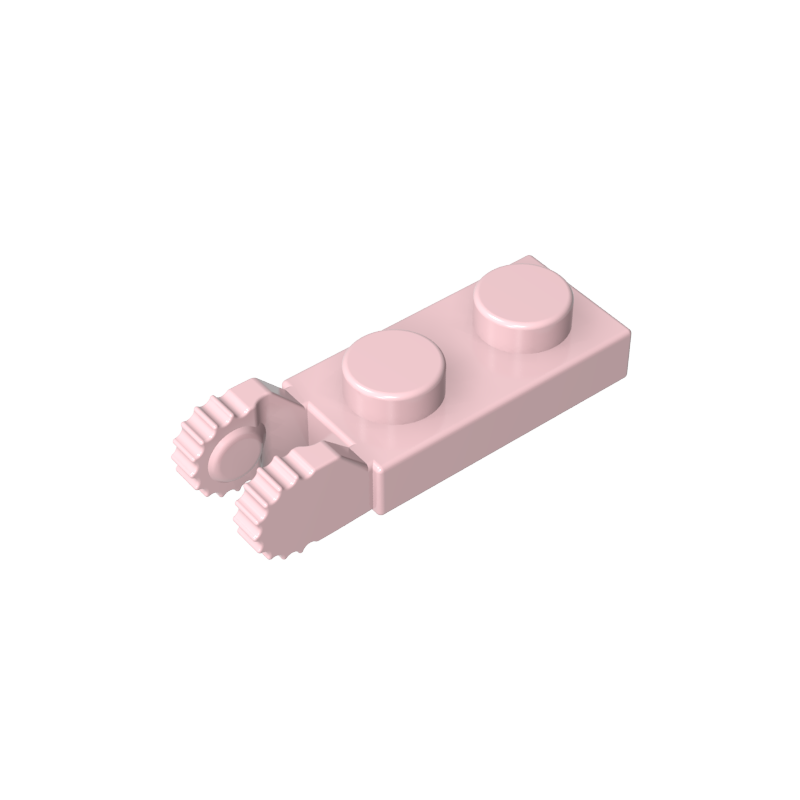 44302a | Hinge Plate 1 x 2 Locking with 2 Fingers on End (Undetermined Type)