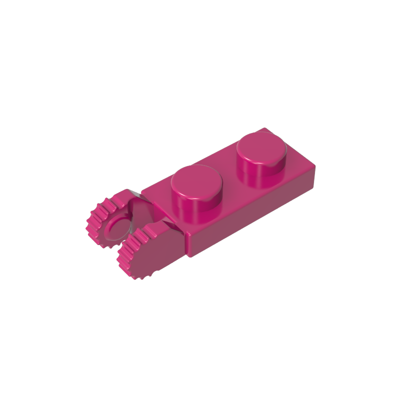 44302a | Hinge Plate 1 x 2 Locking with 2 Fingers on End (Undetermined Type)