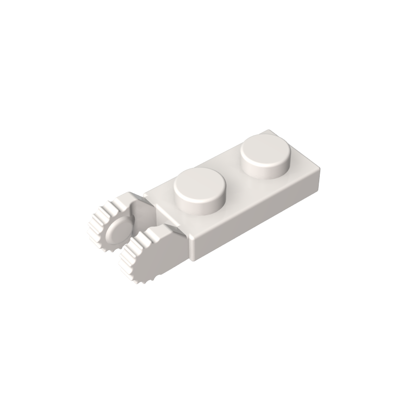 44302a | Hinge Plate 1 x 2 Locking with 2 Fingers on End (Undetermined Type)