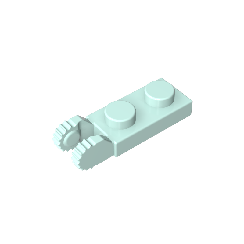 44302a | Hinge Plate 1 x 2 Locking with 2 Fingers on End (Undetermined Type)