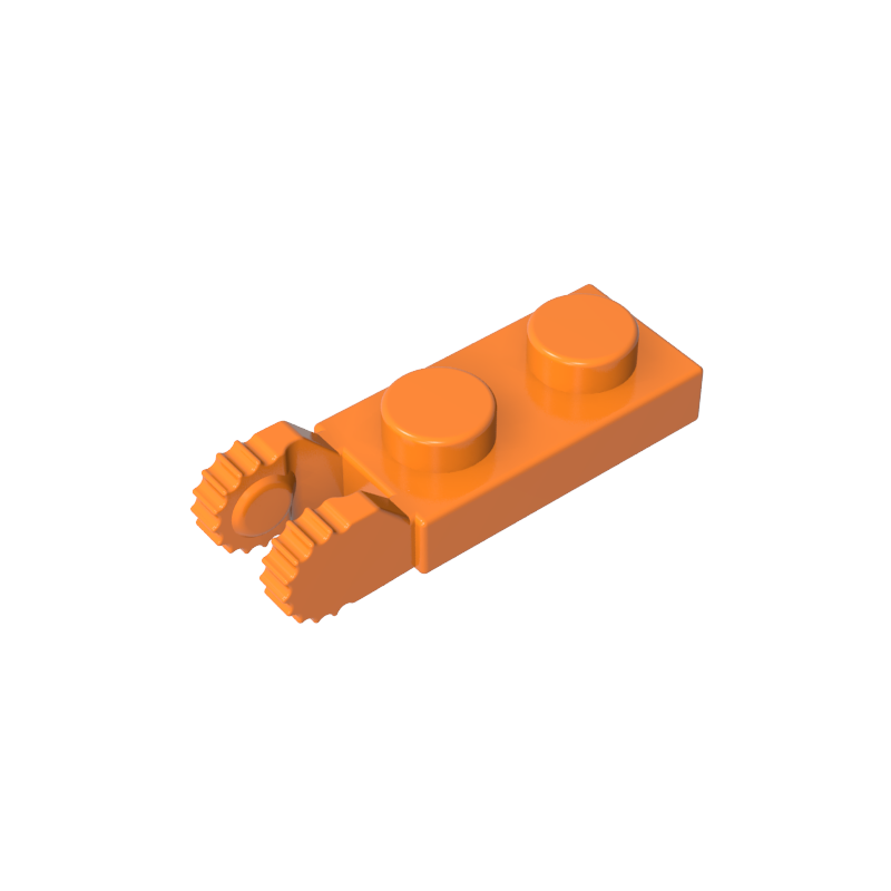 44302a | Hinge Plate 1 x 2 Locking with 2 Fingers on End (Undetermined Type)