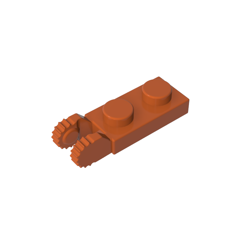 44302a | Hinge Plate 1 x 2 Locking with 2 Fingers on End (Undetermined Type)