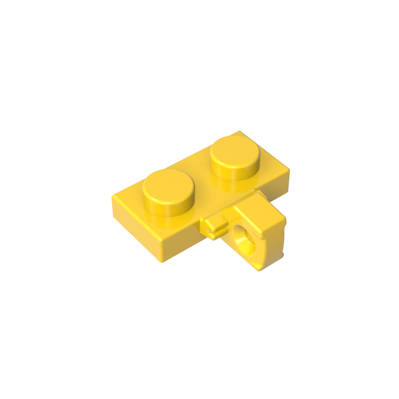 44567b | Hinge Plate 1 x 2 Locking with 1 Finger on Side without Bottom Groove