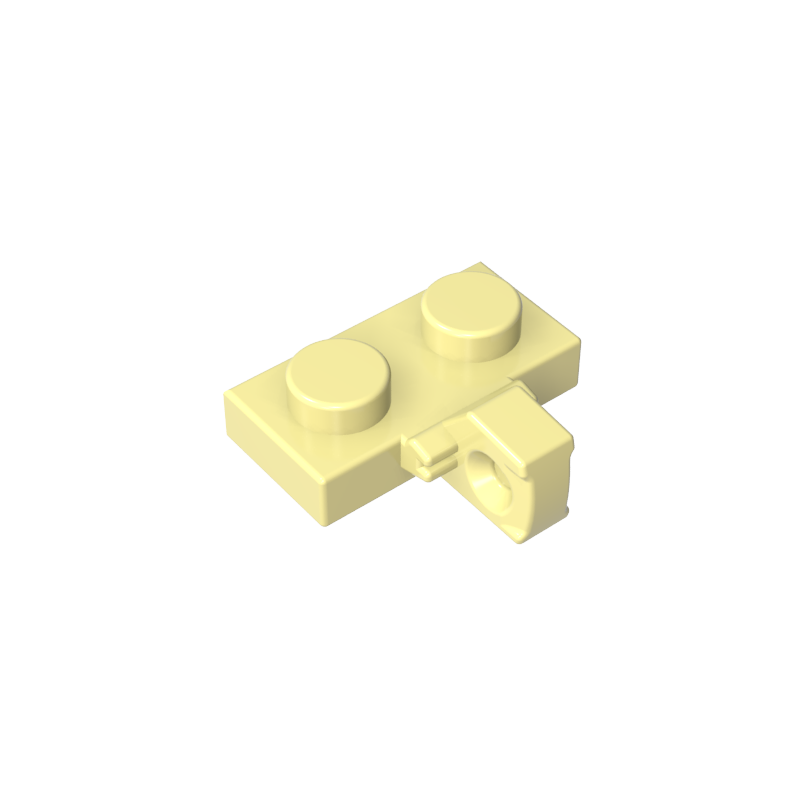 44567b | Hinge Plate 1 x 2 Locking with 1 Finger on Side without Bottom Groove