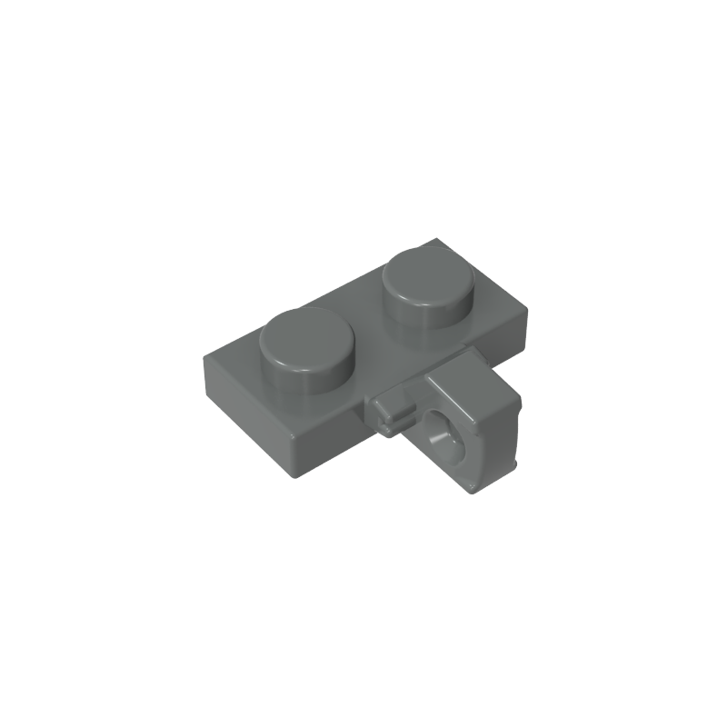 44567b | Hinge Plate 1 x 2 Locking with 1 Finger on Side without Bottom Groove
