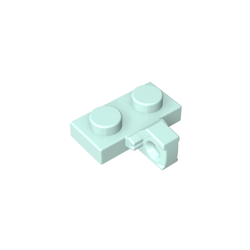 44567b | Hinge Plate 1 x 2 Locking with 1 Finger on Side without Bottom Groove