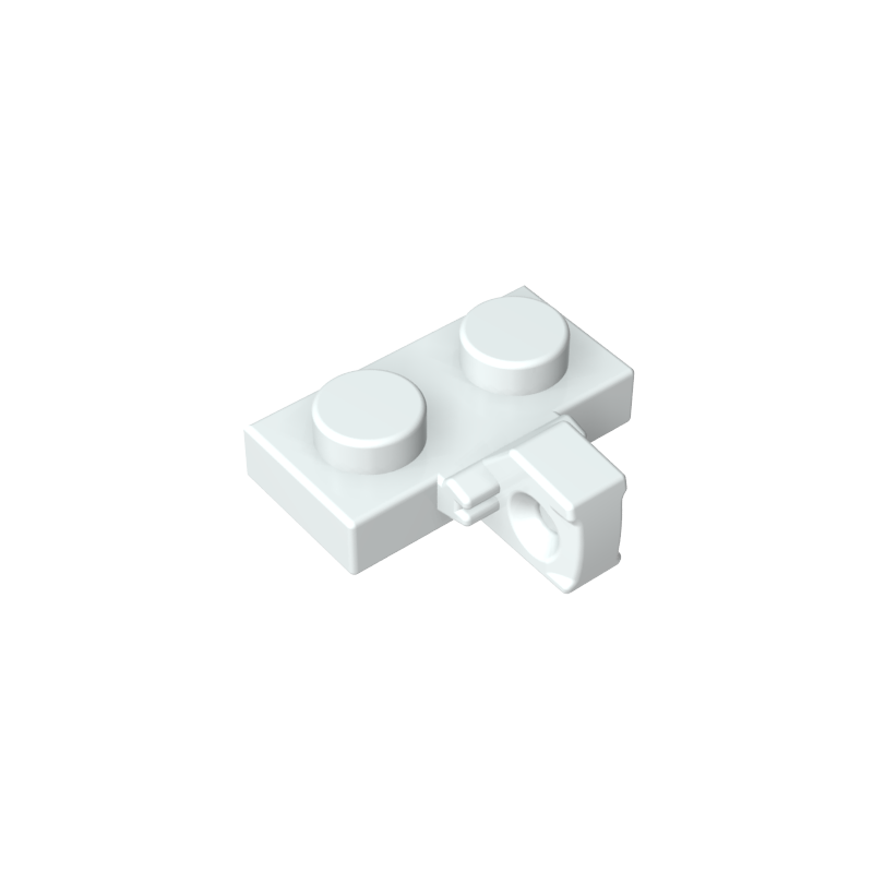 44567b | Hinge Plate 1 x 2 Locking with 1 Finger on Side without Bottom Groove