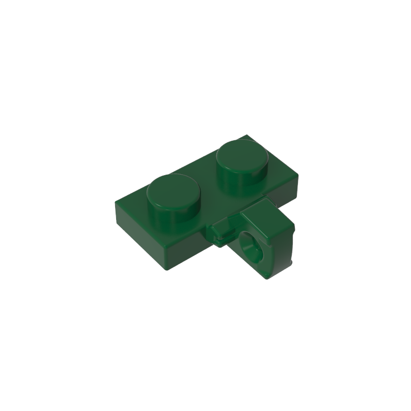 44567b | Hinge Plate 1 x 2 Locking with 1 Finger on Side without Bottom Groove