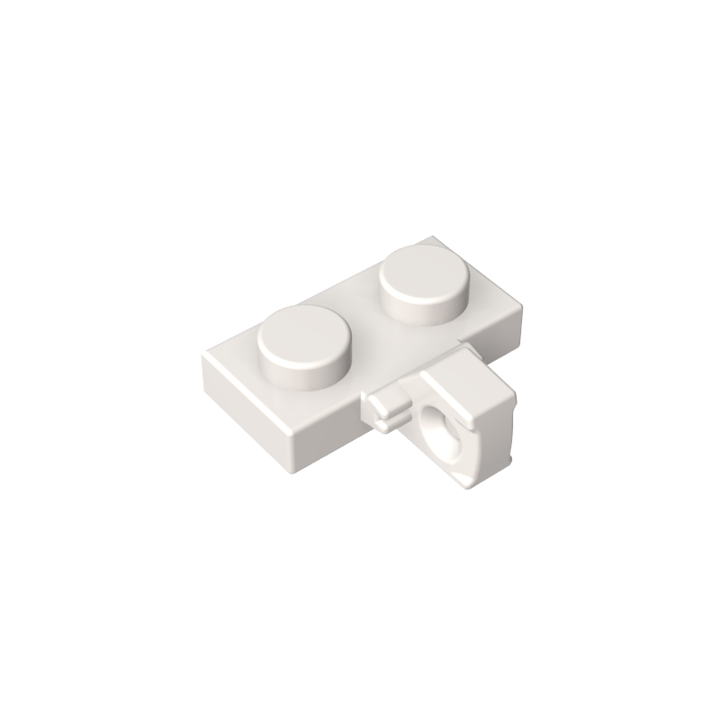 44567b | Hinge Plate 1 x 2 Locking with 1 Finger on Side without Bottom Groove