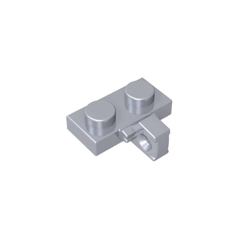 44567b | Hinge Plate 1 x 2 Locking with 1 Finger on Side without Bottom Groove