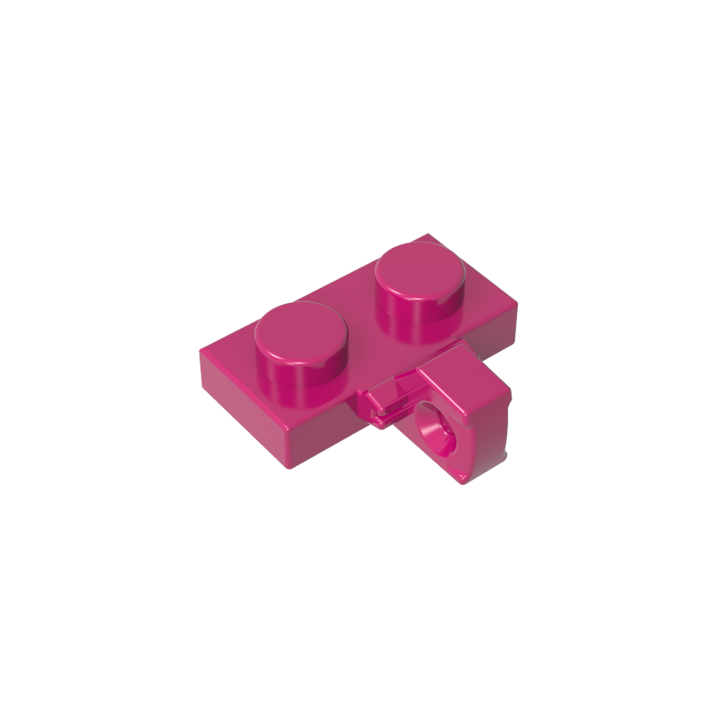 44567b | Hinge Plate 1 x 2 Locking with 1 Finger on Side without Bottom Groove