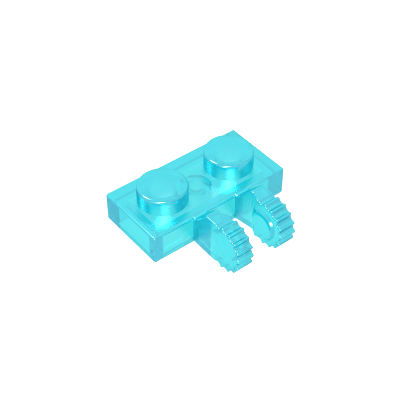 60471 | Hinge Plate 1 x 2 Locking with 2 Fingers on Side and 7 Teeth