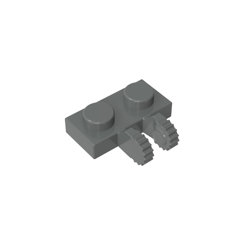 60471 | Hinge Plate 1 x 2 Locking with 2 Fingers on Side and 7 Teeth
