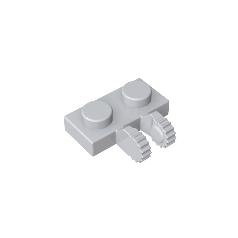 60471 | Hinge Plate 1 x 2 Locking with 2 Fingers on Side and 7 Teeth