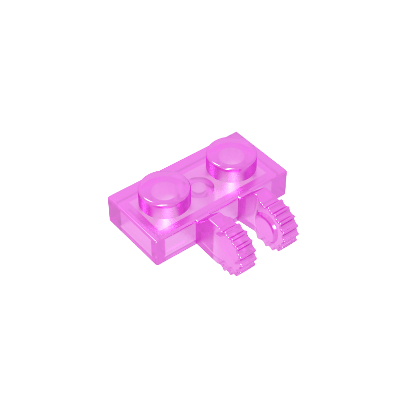 60471 | Hinge Plate 1 x 2 Locking with 2 Fingers on Side and 7 Teeth