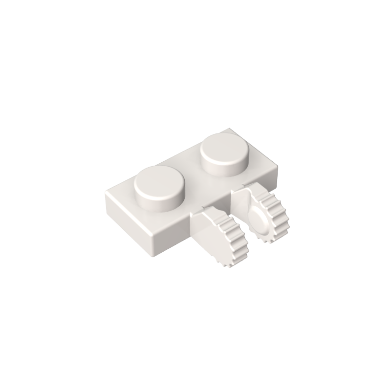 60471 | Hinge Plate 1 x 2 Locking with 2 Fingers on Side and 7 Teeth