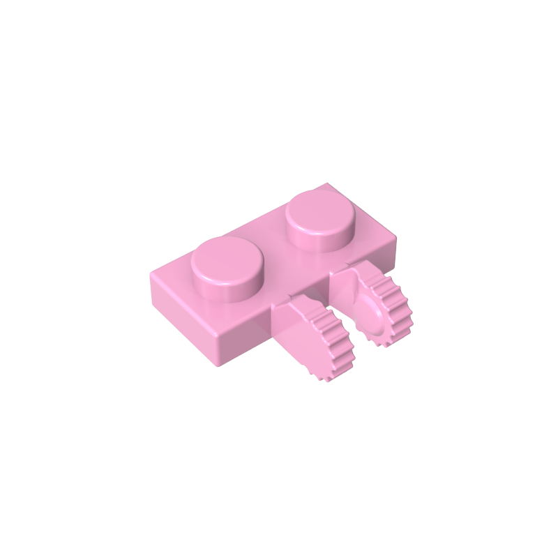 60471 | Hinge Plate 1 x 2 Locking with 2 Fingers on Side and 7 Teeth