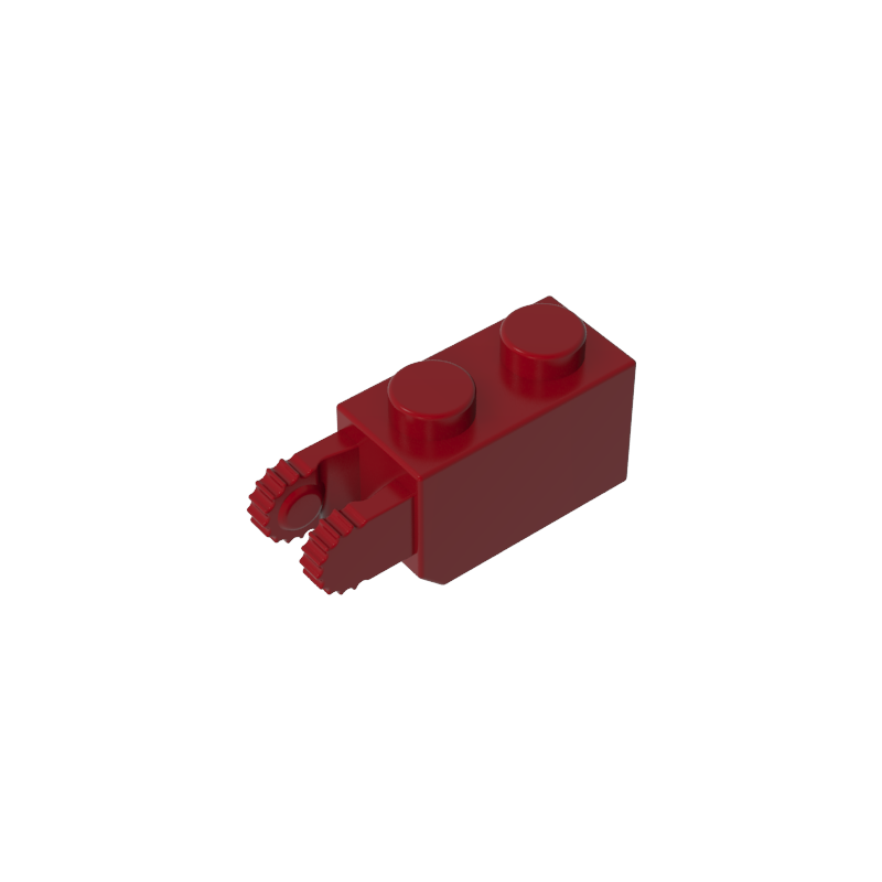 30365 | Hinge Brick 1 x 2 Locking with 2 Fingers Vertical End